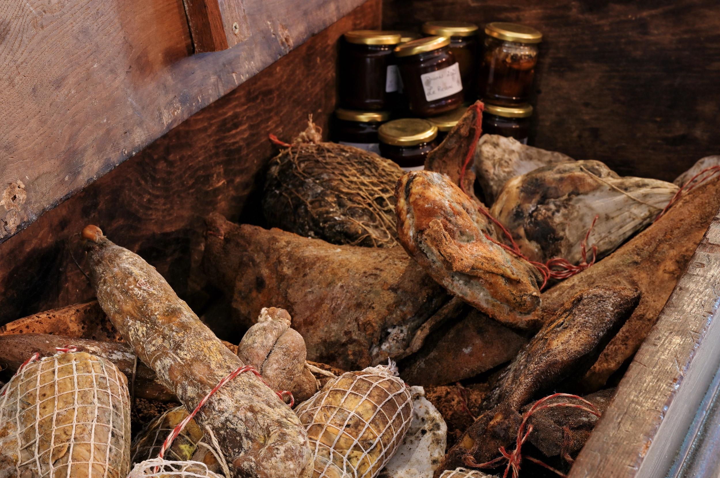 Charcuterie corse au restaurant le Ressac